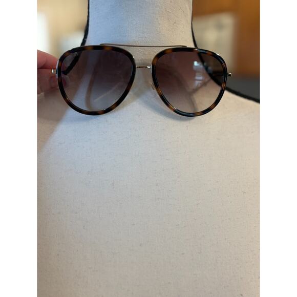 Gucci Acetate Aviator Sunglasses Tortoise MSRP $499 - Picture 10 of 10
